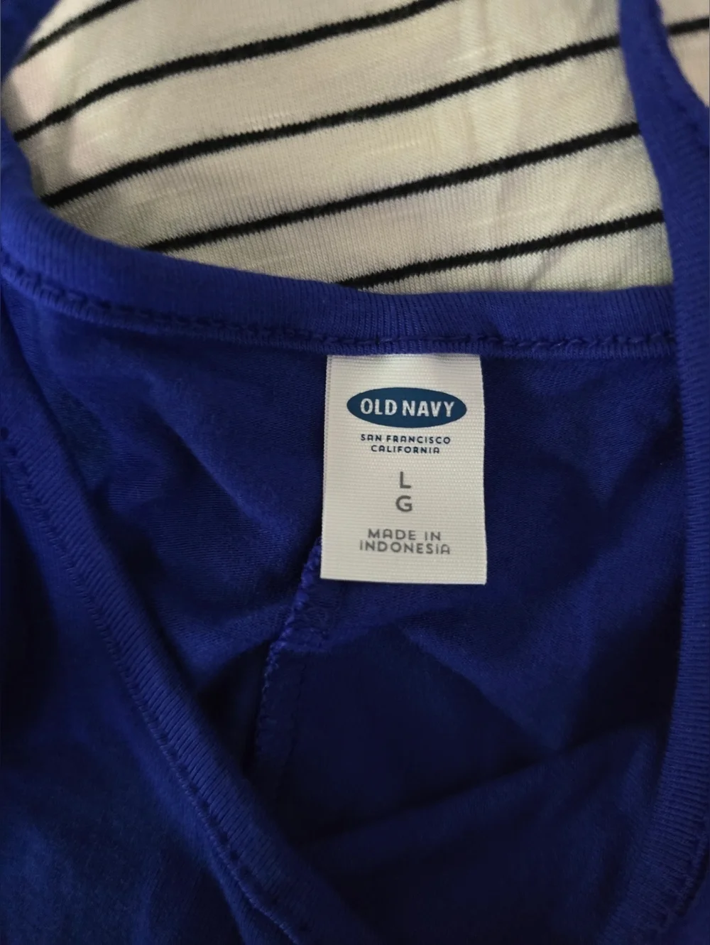 Old Navy Womens Blue Spaghetti Strap Tank Maxi Dress Large